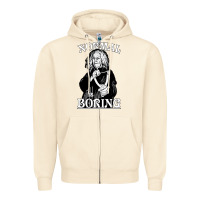Sandshell Limited Edition Grandma Addams (Frump)- Normal Is Boring Zipper Hoodie - tuanDangUi
