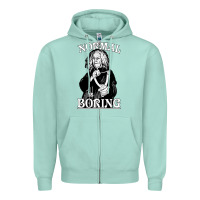 Limited Edition Grandma Addams (frump)- Normal Is Boring Zipper Hoodie | Teevron