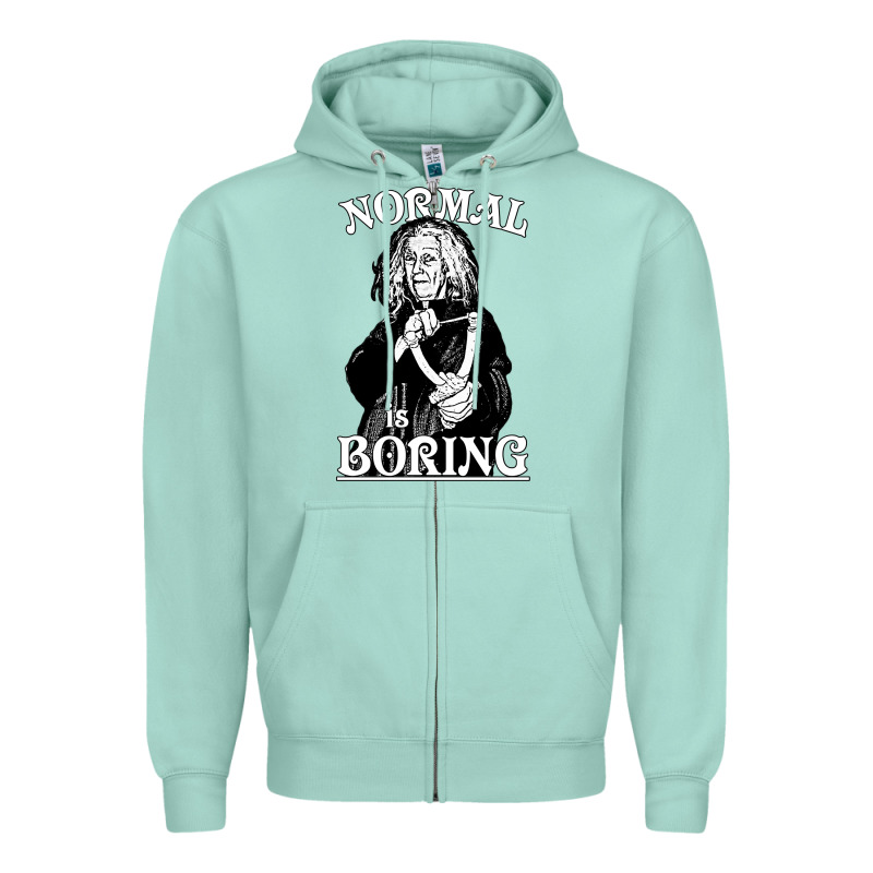 Limited Edition Grandma Addams (frump)- Normal Is Boring Zipper Hoodie by tuanDangUi | Teevron