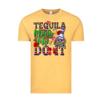 Vintage Mustard Tequila made me do it Vintage Tee - NancyCooperArtShop
