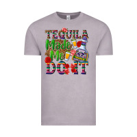 Vintage Zinc Tequila made me do it Vintage Tee - NancyCooperArtShop
