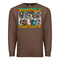 Chestnut Western Wasted On You Premium Sweatshirt - LillyAllenDesigns