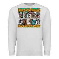 Dove Grey Western Wasted On You Premium Sweatshirt - LillyAllenDesigns