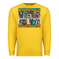 Lemon Western Wasted On You Premium Sweatshirt - LillyAllenDesigns