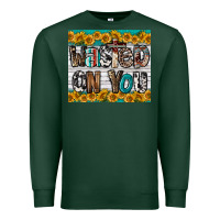 Sports Green Western Wasted On You Premium Sweatshirt - LillyAllenDesigns