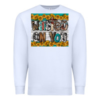 White Western Wasted On You Premium Sweatshirt - LillyAllenDesigns