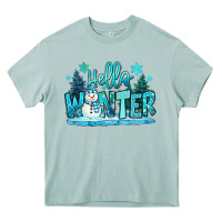 Arona hello winter snowman Heavy Core Tee - MaliasSmallBusiness