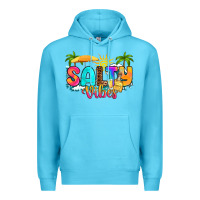 Ocean Blue salty vibes Premium Hoodie - RanaPortraitStore