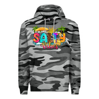 Slate Camo salty vibes Premium Hoodie - RanaPortraitStore