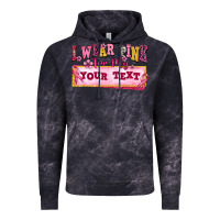 Cloud Black i wear pink for my custom Vintage Hoodie - texasbilliewilder