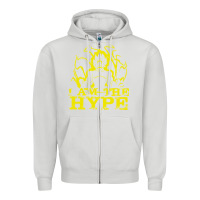Dove Grey i am the hype Zipper Hoodie - tuanDangUi