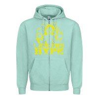 Seafoam i am the hype Zipper Hoodie - tuanDangUi