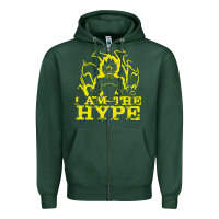 Sports Green i am the hype Zipper Hoodie - tuanDangUi