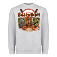 Heather Grey basketball dad Heavyweight Sweatshirt - FaDigitalArtStudio