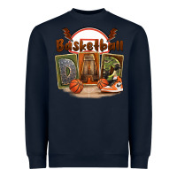 Navy basketball dad Heavyweight Sweatshirt - FaDigitalArtStudio