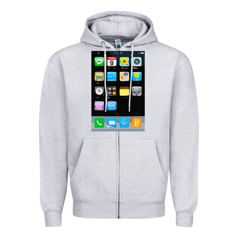 Cell Phone Smartphone Mobile App Halloween Costume Zipper Hoodie by tuanDangUi | Teevron