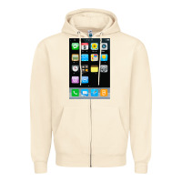 Sandshell cell phone smartphone mobile app halloween costume Zipper Hoodie - tuanDangUi