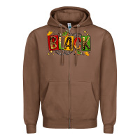 Chestnut black Zipper Hoodie - LillyAllenDesigns