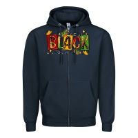 Navy black Zipper Hoodie - LillyAllenDesigns
