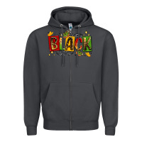 Smoke black Zipper Hoodie - LillyAllenDesigns