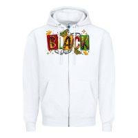 White black Zipper Hoodie - LillyAllenDesigns