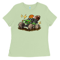 Matcha monster truck sports Ladies Tee - LillyAllenDesigns
