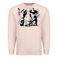 Pale Pink monokuma 1 Premium Sweatshirt - tuanDangUi
