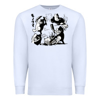 White monokuma 1 Premium Sweatshirt - tuanDangUi
