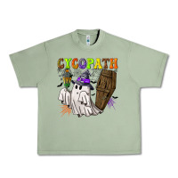 Oil Green Cycopath Urban Heavy Tee - NancyCooperArtShop