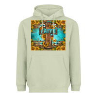 Matcha Western Faith Cross Butterfly Heavyweight Hoodie - LillyAllenDesigns