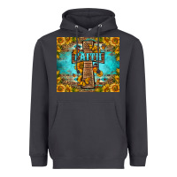 Smoke Western Faith Cross Butterfly Heavyweight Hoodie - LillyAllenDesigns