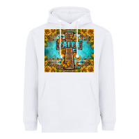 White Western Faith Cross Butterfly Heavyweight Hoodie - LillyAllenDesigns
