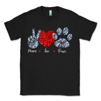 Black Peace Love Paws Classic Tee - Bettercallsaul