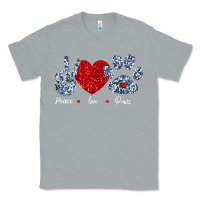 Heather Grey Peace Love Paws Classic Tee - Bettercallsaul