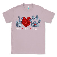 Lilac Peace Love Paws Classic Tee - Bettercallsaul