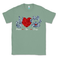 Sage Peace Love Paws Classic Tee - Bettercallsaul