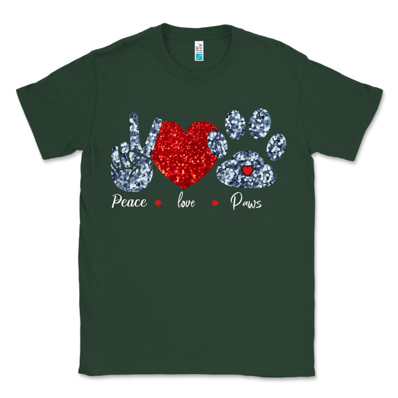 Peace Love Paws Classic Tee by Bettercallsaul | Teevron