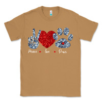 Toasted Coconut Peace Love Paws Classic Tee - Bettercallsaul