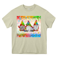Mossy christmas lights gnome Heavy Core Tee - MaliasSmallBusiness
