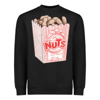 Black Peanuts Heavyweight Sweatshirt - FaDigitalArtStudio