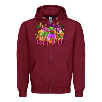 Burgundy where babies come from Zipper Hoodie - LillyAllenDesigns