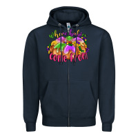 Navy where babies come from Zipper Hoodie - LillyAllenDesigns