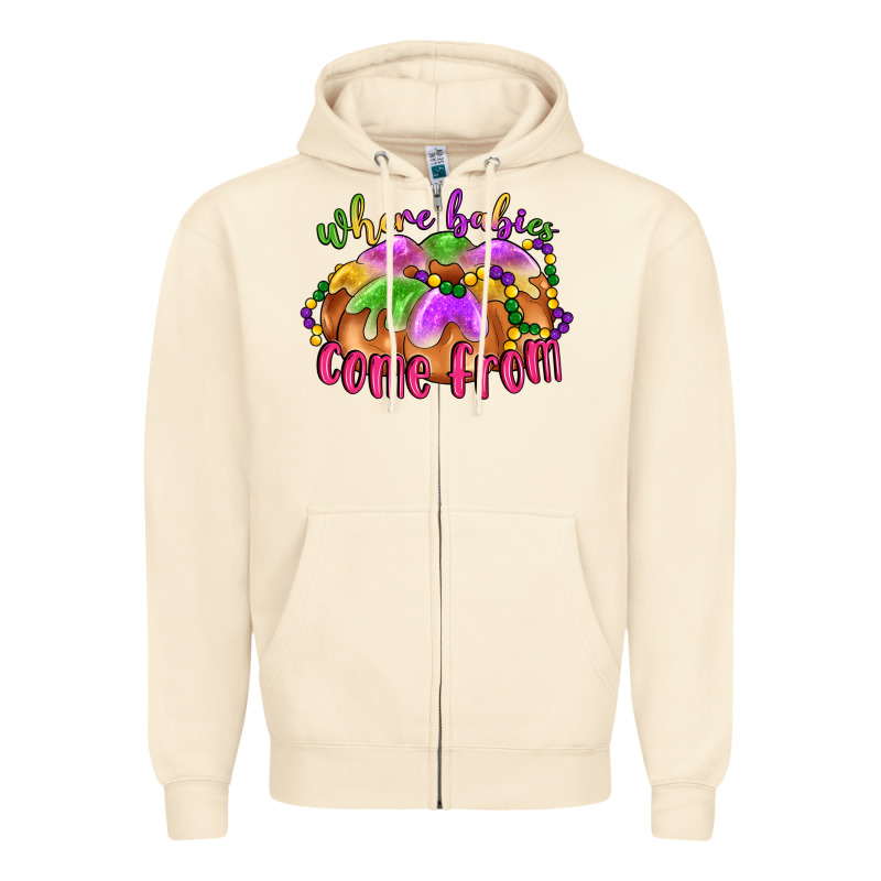 Where Babies Come From Zipper Hoodie by LillyAllenDesigns | Teevron
