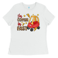 White i'm comin in fast Ladies Tee - LillyAllenDesigns