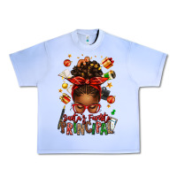 Grape Ice santas favorite principal afro messy bun Urban Heavy Tee - texasbilliewilder