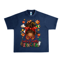 Navy santas favorite principal afro messy bun Urban Heavy Tee - texasbilliewilder