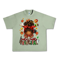 Oil Green santas favorite principal afro messy bun Urban Heavy Tee - texasbilliewilder