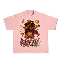 Salmon santas favorite principal afro messy bun Urban Heavy Tee - texasbilliewilder