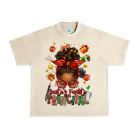 Sandshell santas favorite principal afro messy bun Urban Heavy Tee - texasbilliewilder
