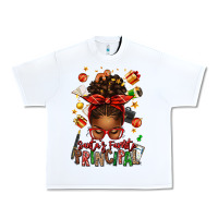 White santas favorite principal afro messy bun Urban Heavy Tee - texasbilliewilder
